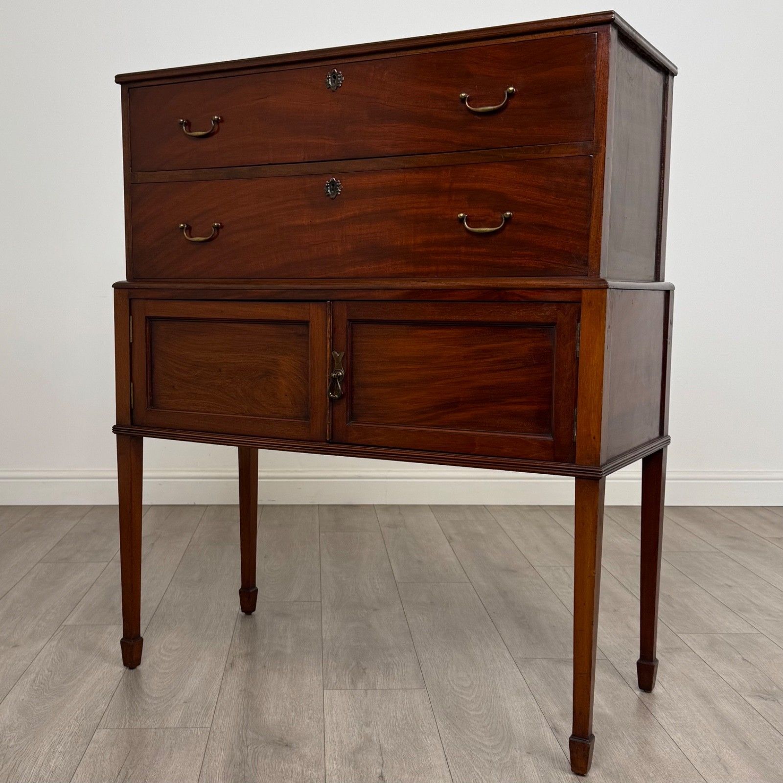 Antique 20th Century Good Quality Cabinet In Mahogany photo for sale