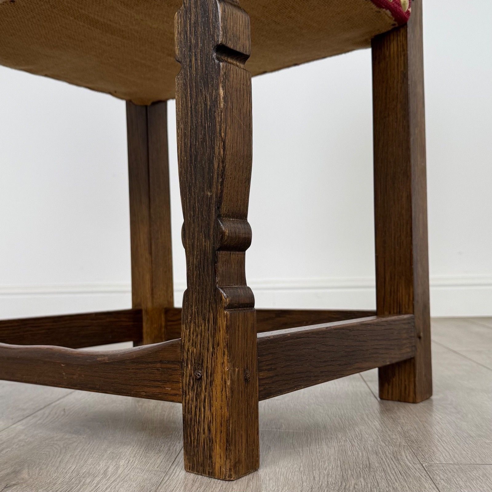 Antique 20th Century Good Quality Set Of 14 Oak Dining Chairs photo buy