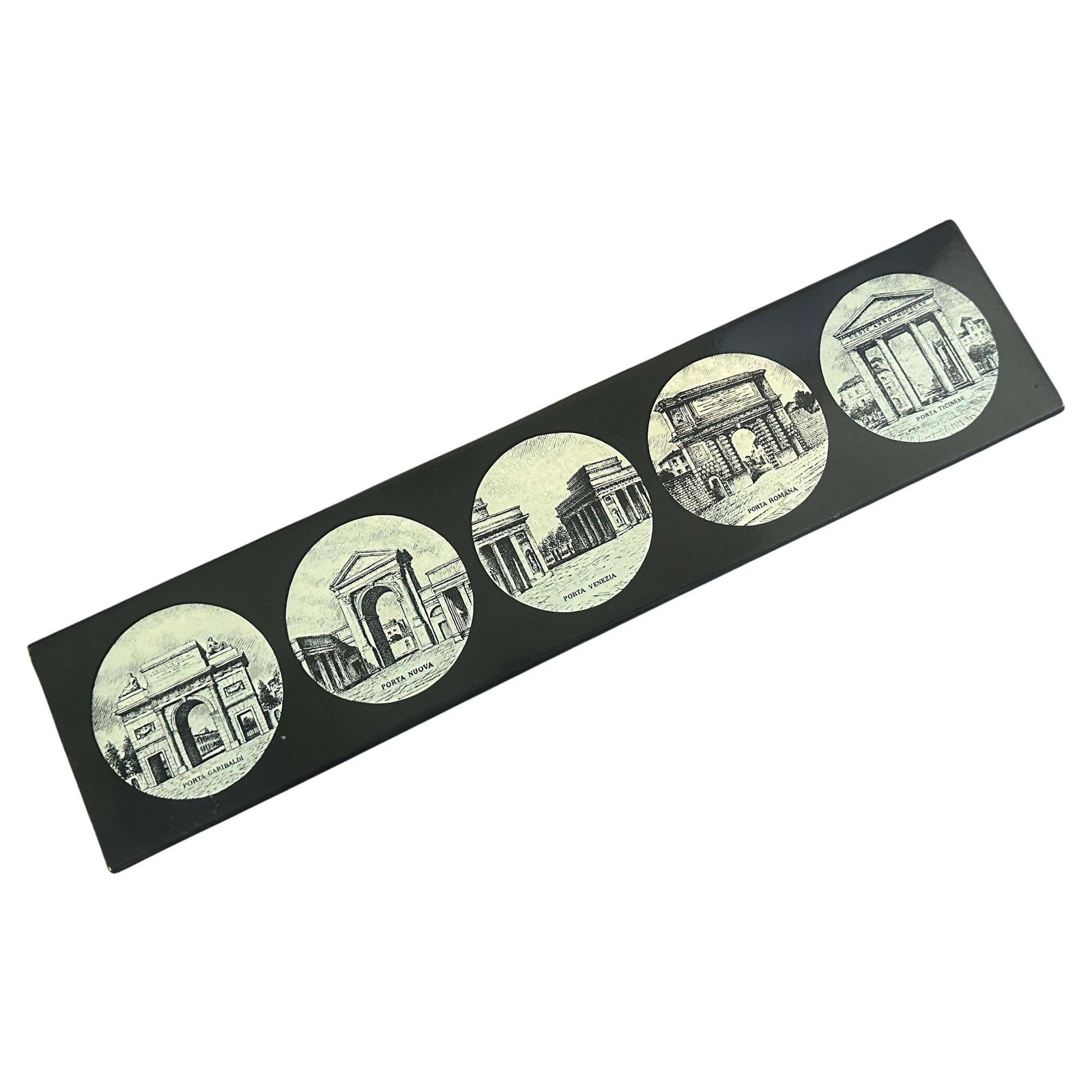 1960s Mid Century Modern Cigarette Box Le Porte Di Milano By Piero Fornasettì photo furniture