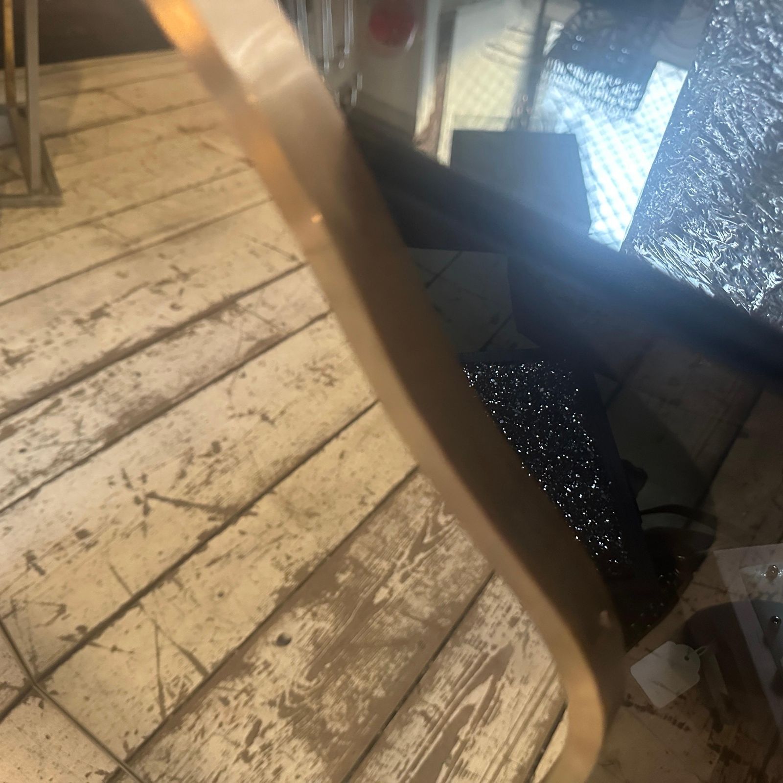 photo furniture 1950s Gio Ponti Style Mid Century Modern Brass Italian Wall Mirror
