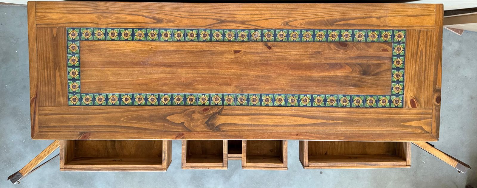 Credenza Or Light Oak Tuscan Sideboard From The Spanish Catalan Baroque Of The 20th Century photo Furniture