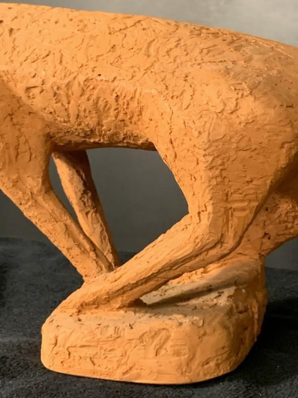 photo for sale Terracotta Paardenbeeldje Van Mario Peruggini, Jaren 1960