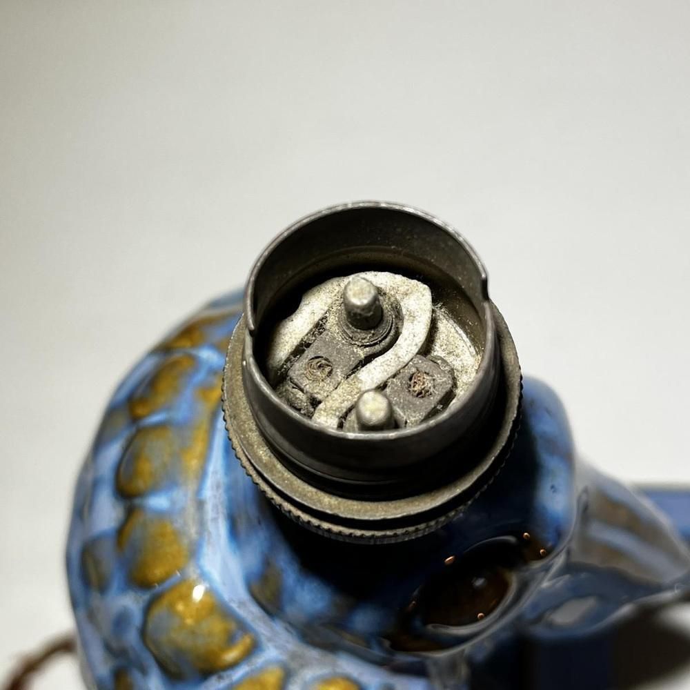 photo furniture Art Deco Pelican Sculpture Lamp Base In Fine Glazed Stoneware, 1930