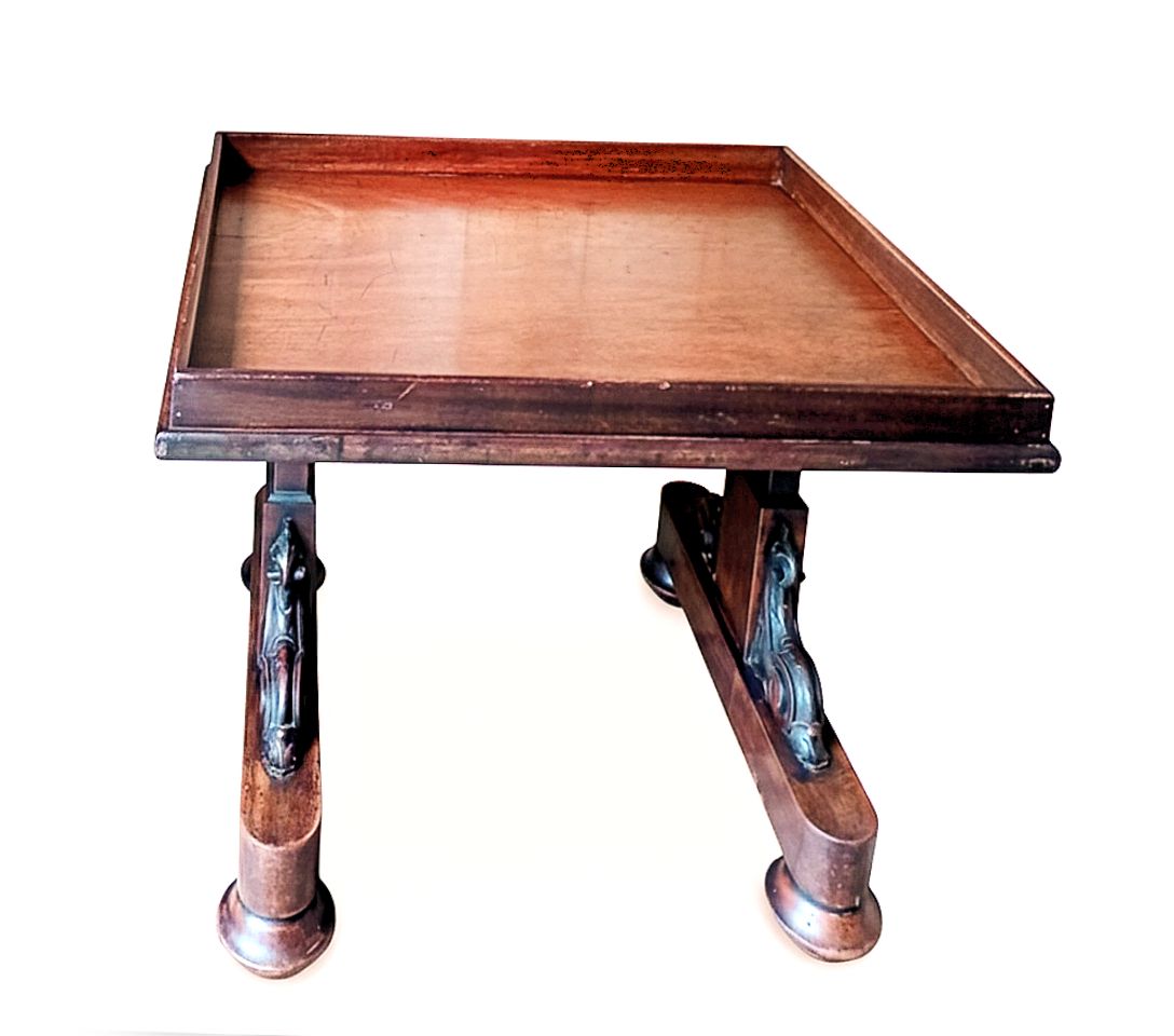 William IV Rosewood Top Trestle Table Circa 1840 photo vinterior