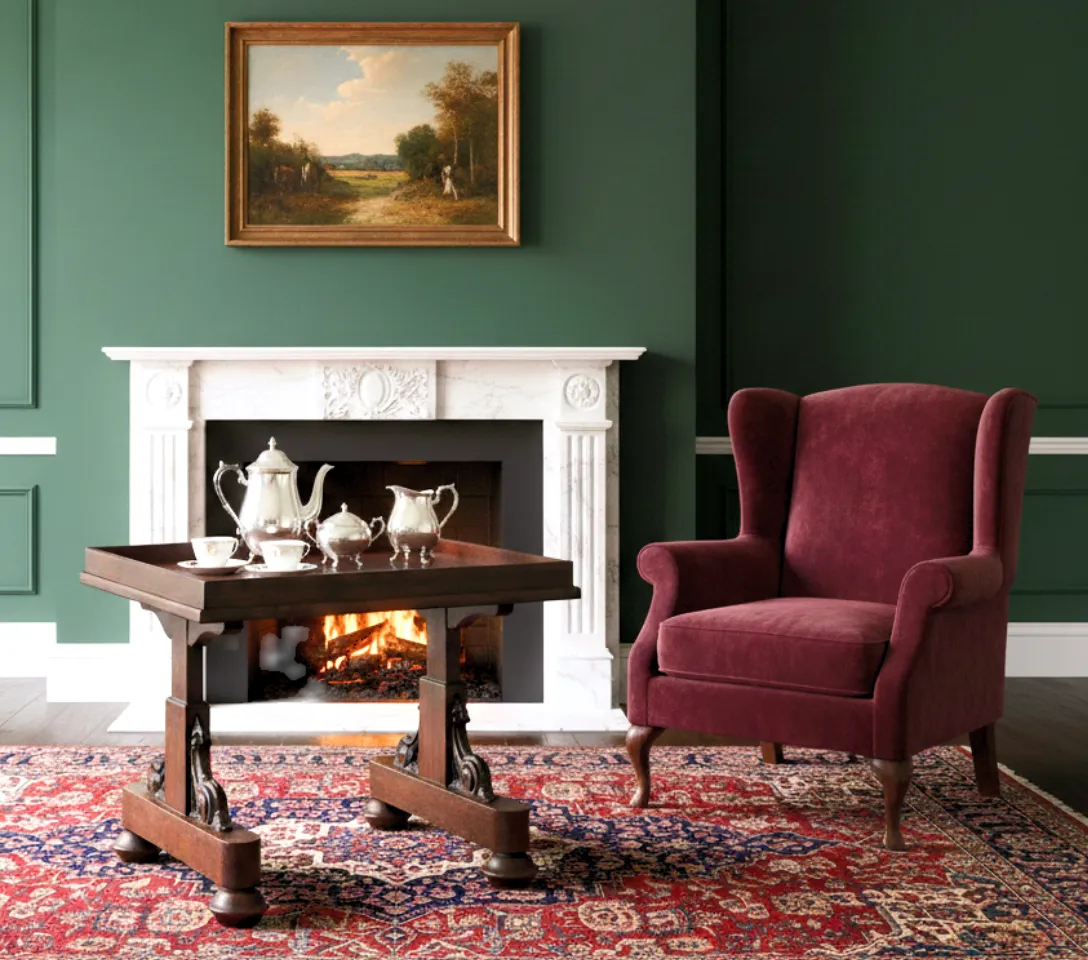 William IV Rosewood Top Trestle Table Circa 1840