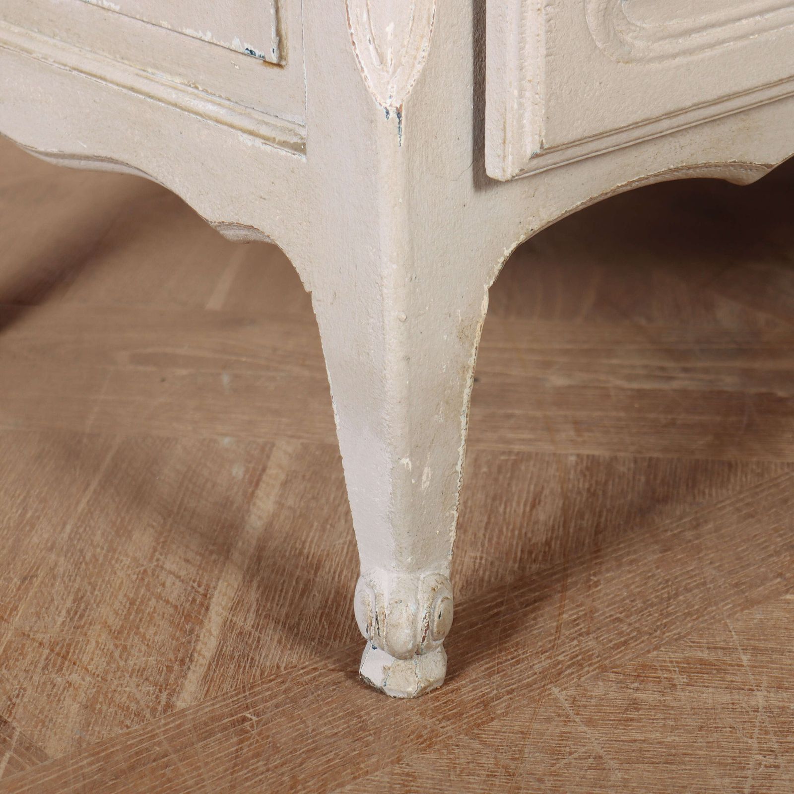 Pair Of French Painted Commodes photo vintage