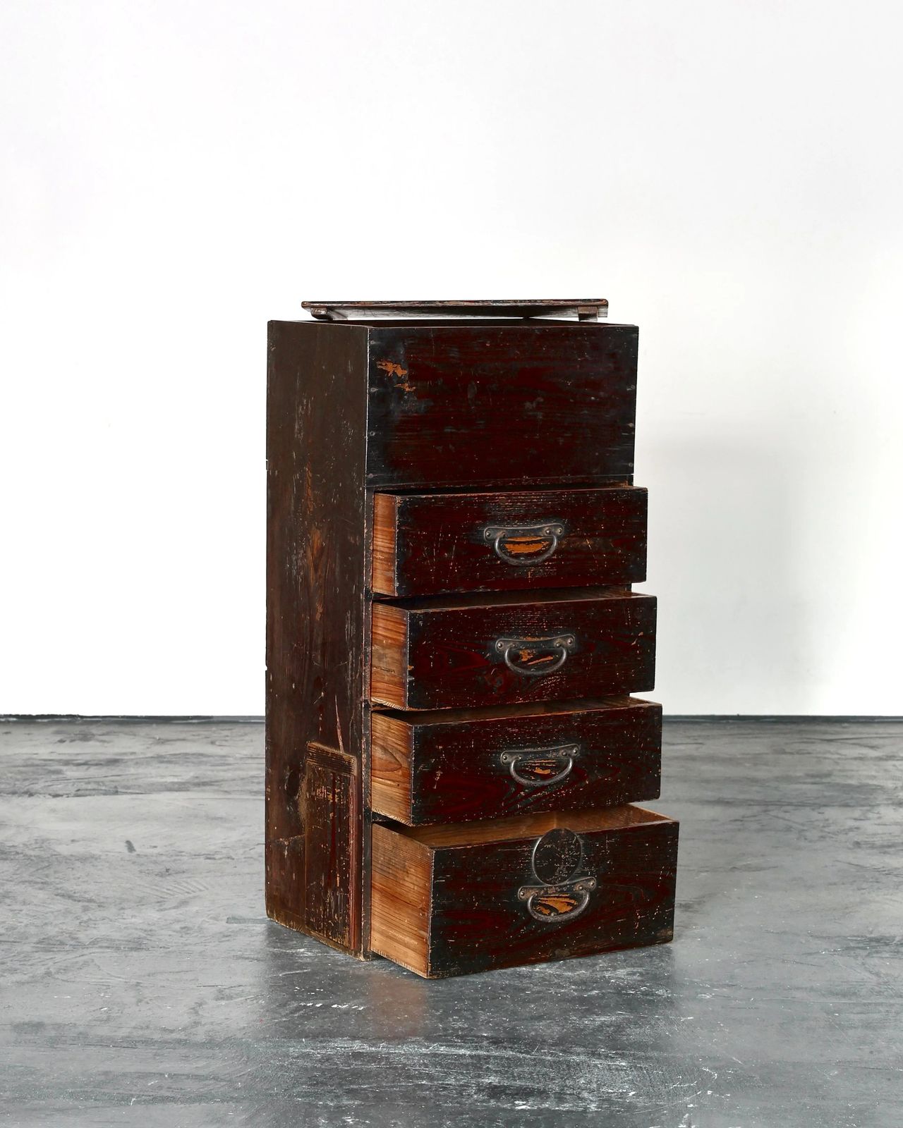 Unusual Tall Meiji Period Japanese Tansu photo for sale