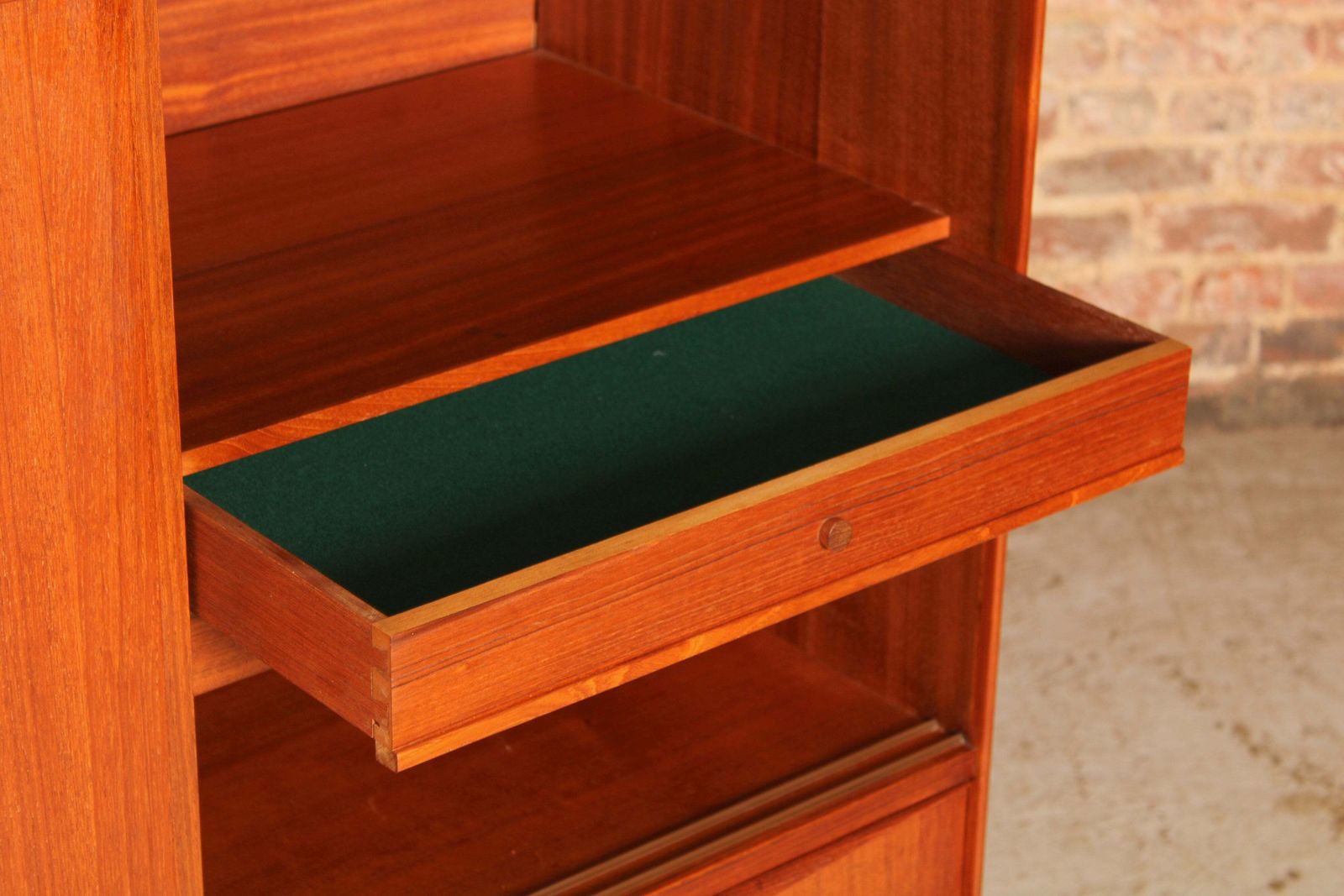 photo furniture Danish Mid Century Teak Highboard By E.W. Bach, Circa 1960s