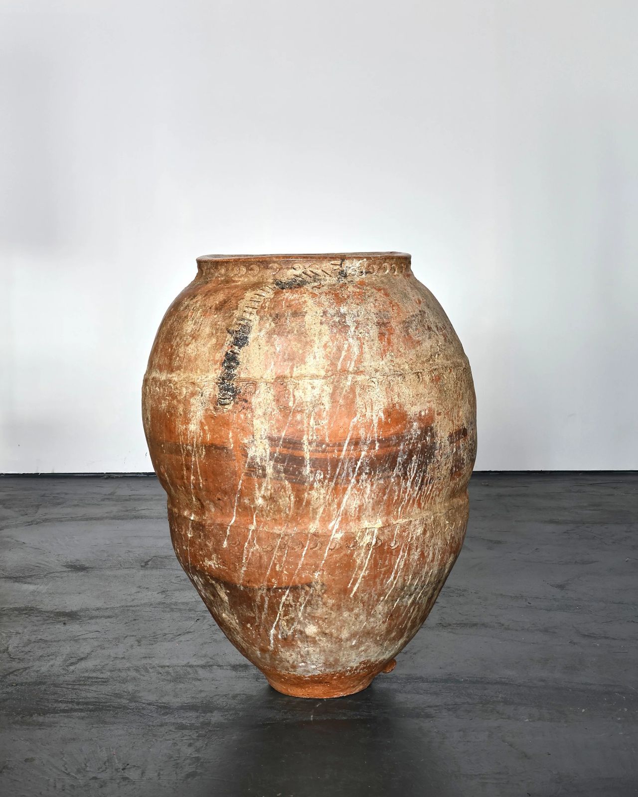 Xl 18th C. Calanda Vessel/Pot, 1700s photo furniture