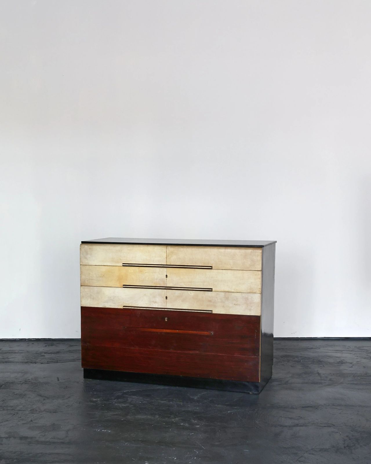Italian Modernist C.1940s Vellum Chest Of Drawers photo 4675.0
