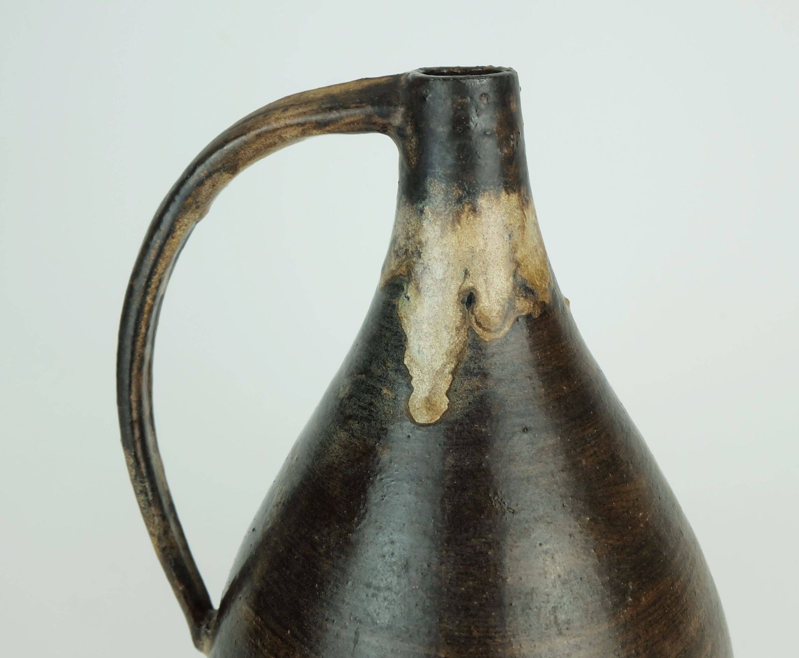 Danish Modern Ceramic Vase Studio Pottery Conny Walther Denmark 1960s 70s photo 310.0