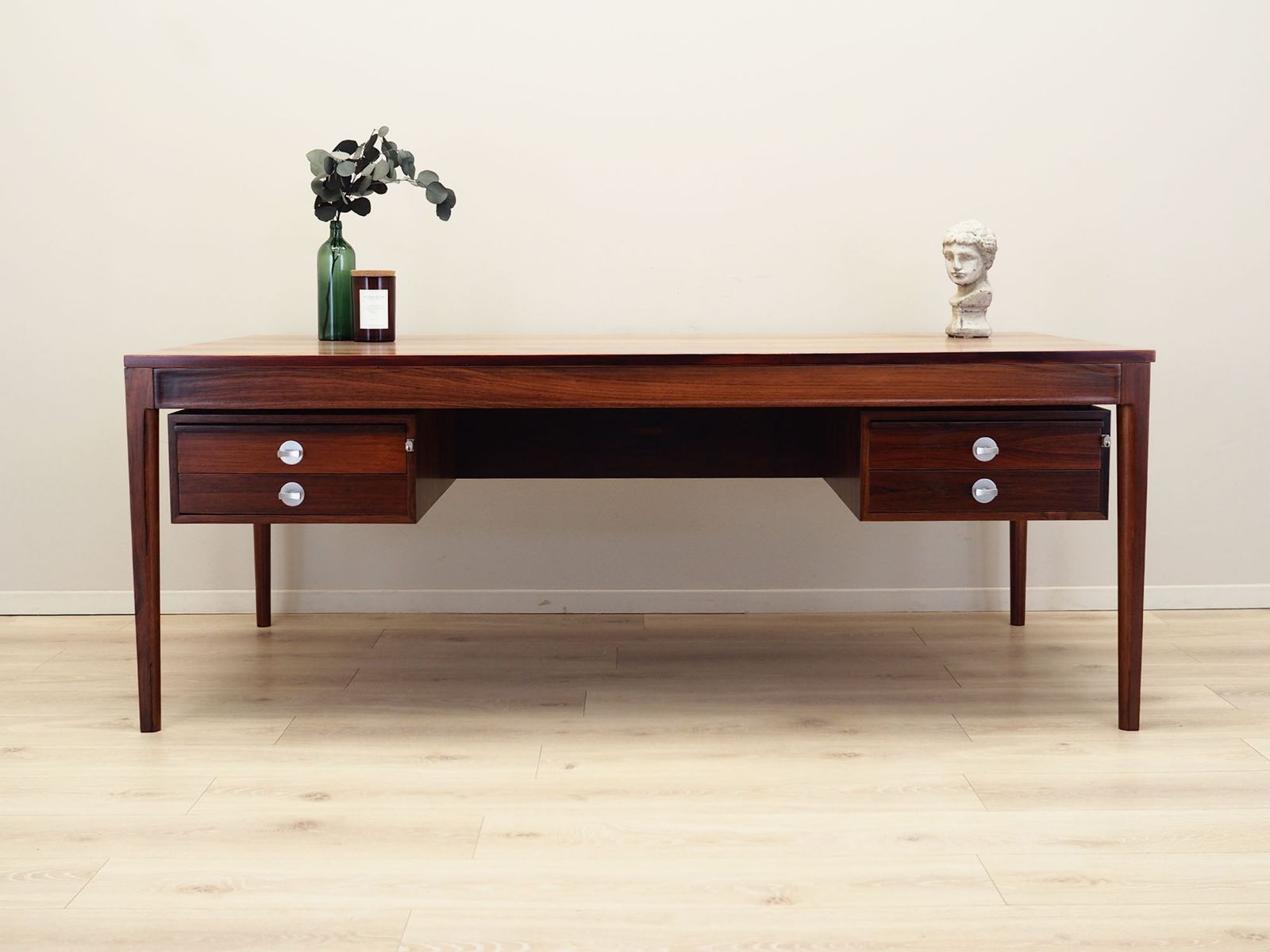 Diplomate Vintage Desk Danish Design 1970s Designer Finn Juhl Manufacturer France And Son photo for sale