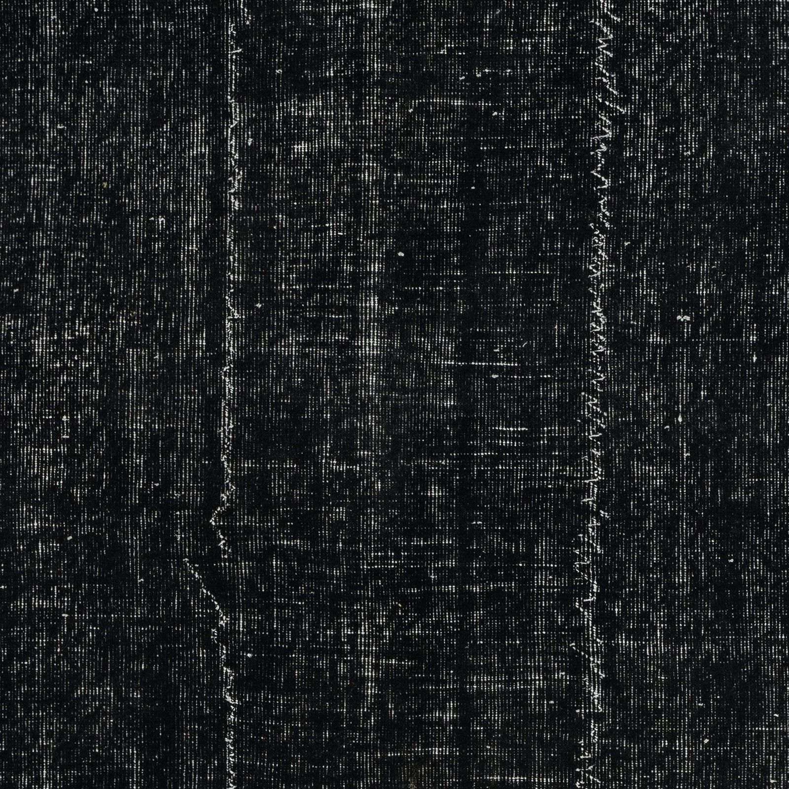 5x8 Ft Handmade Turkish Rug. Vintage Black Redyed Carpet For Living Room photo Textiles
