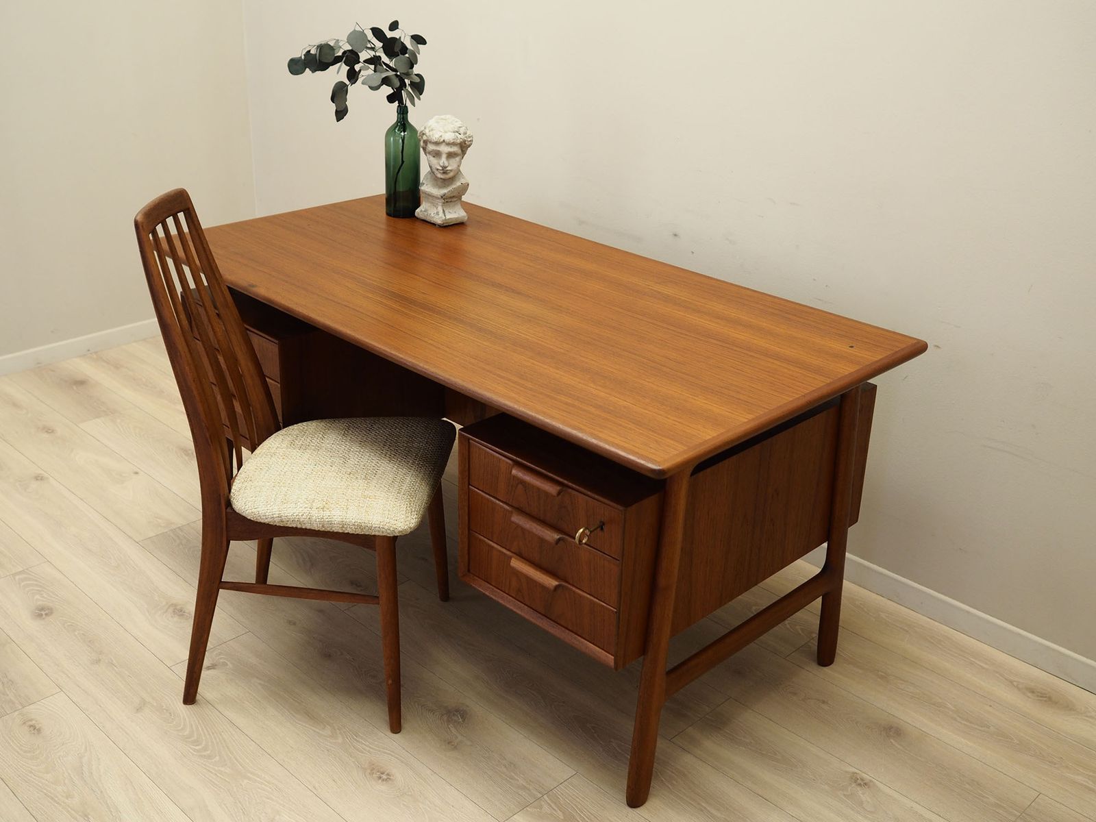 Teak Desk Danish Design 1970s Manufacturer Omann Jun photo Furniture
