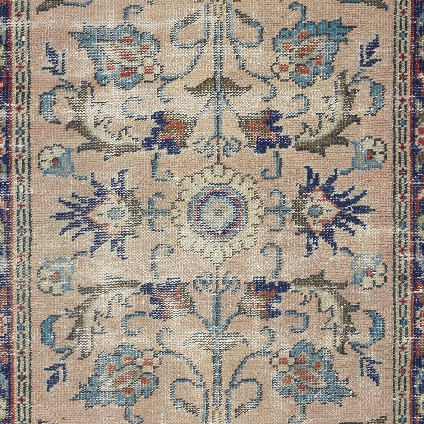 2.9x5.5 Ft Handmade Floral Pattern Turkish Rug For Bohemian & Classic Interiors photo Textiles