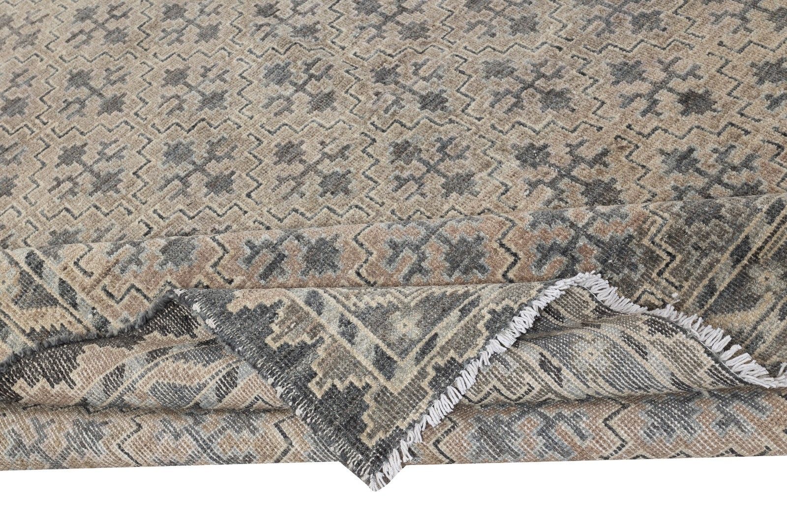 9.2x11.7 Ft Handmade Turkish Area Rug. Handmade Wool Carpet For Living Room photo for sale