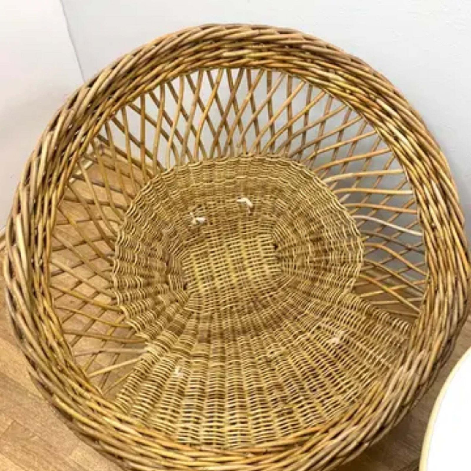 Mid Century Retro Vintage Rattan Armchairs & Table Set, 1960s photo Furniture