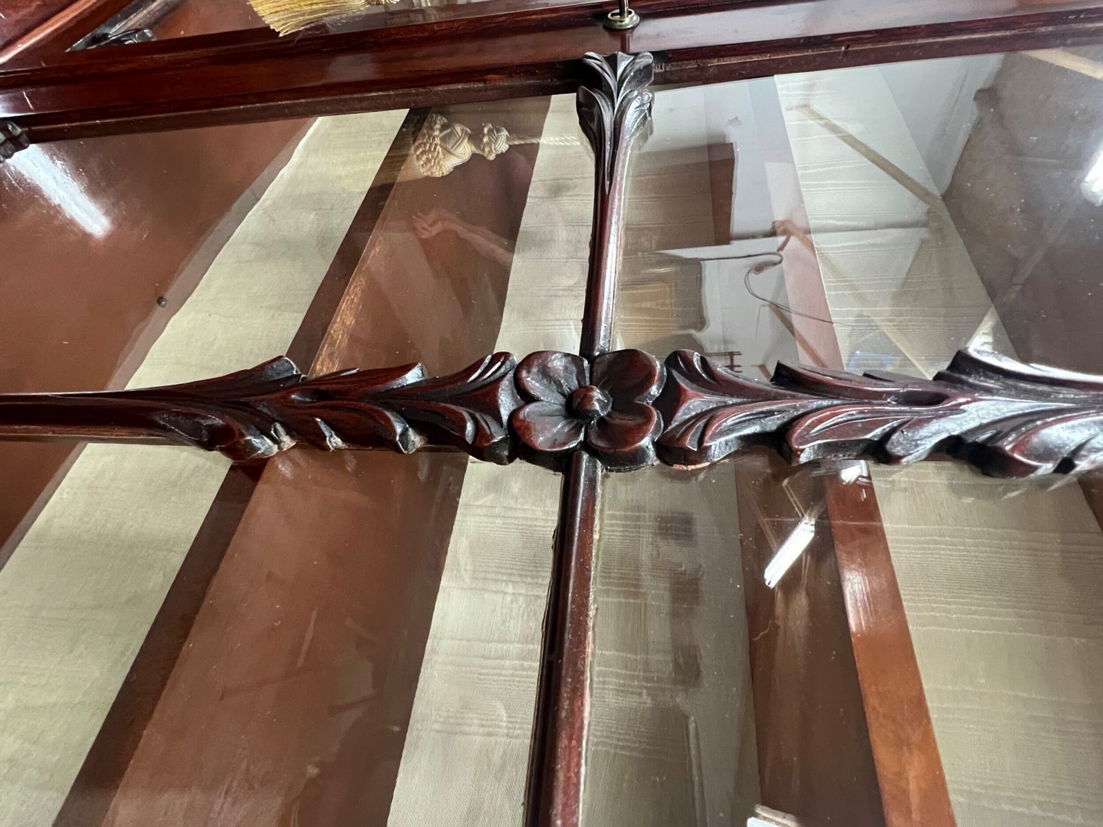 Superb Antique Mahogany Secretaire Bookcase photo Furniture