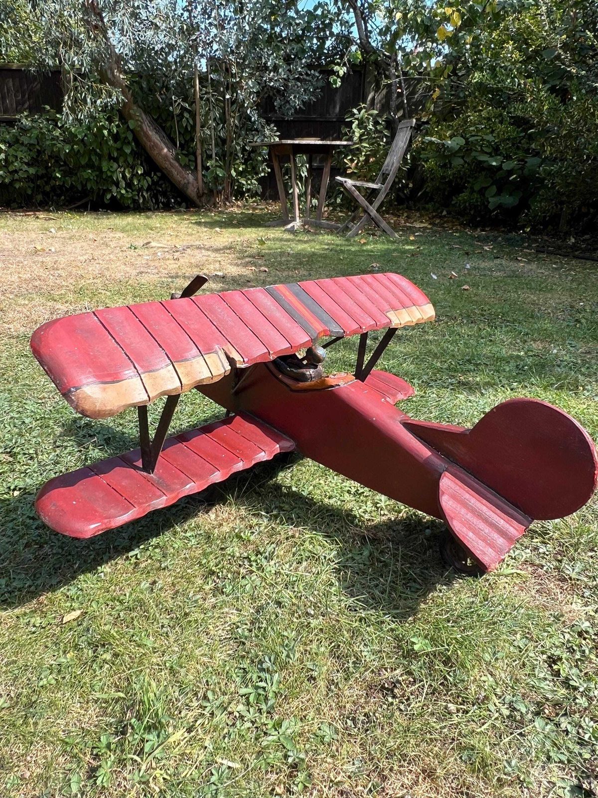 Francesco Baracca Spad S XIII. Italy. Red Baron. 1940’s. Original Hand Painted. photo for sale