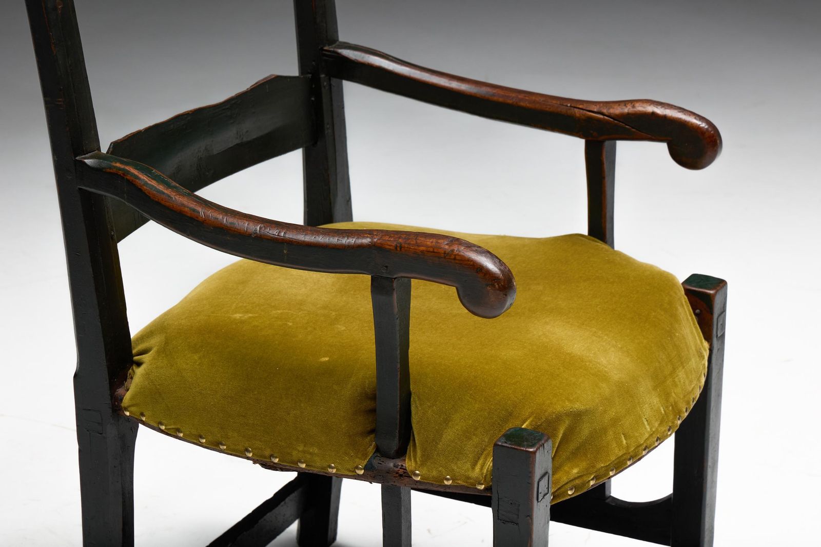 photo for sale Rustic Folk Art Armchair, France, 19th Century