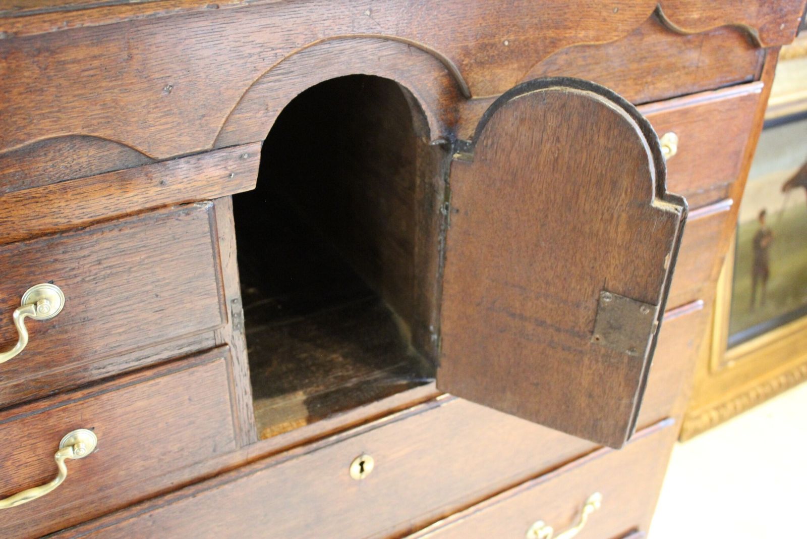 Chest Of Drawers Rare 18th Century Norfolk Chest Oak C1780 photo Furniture