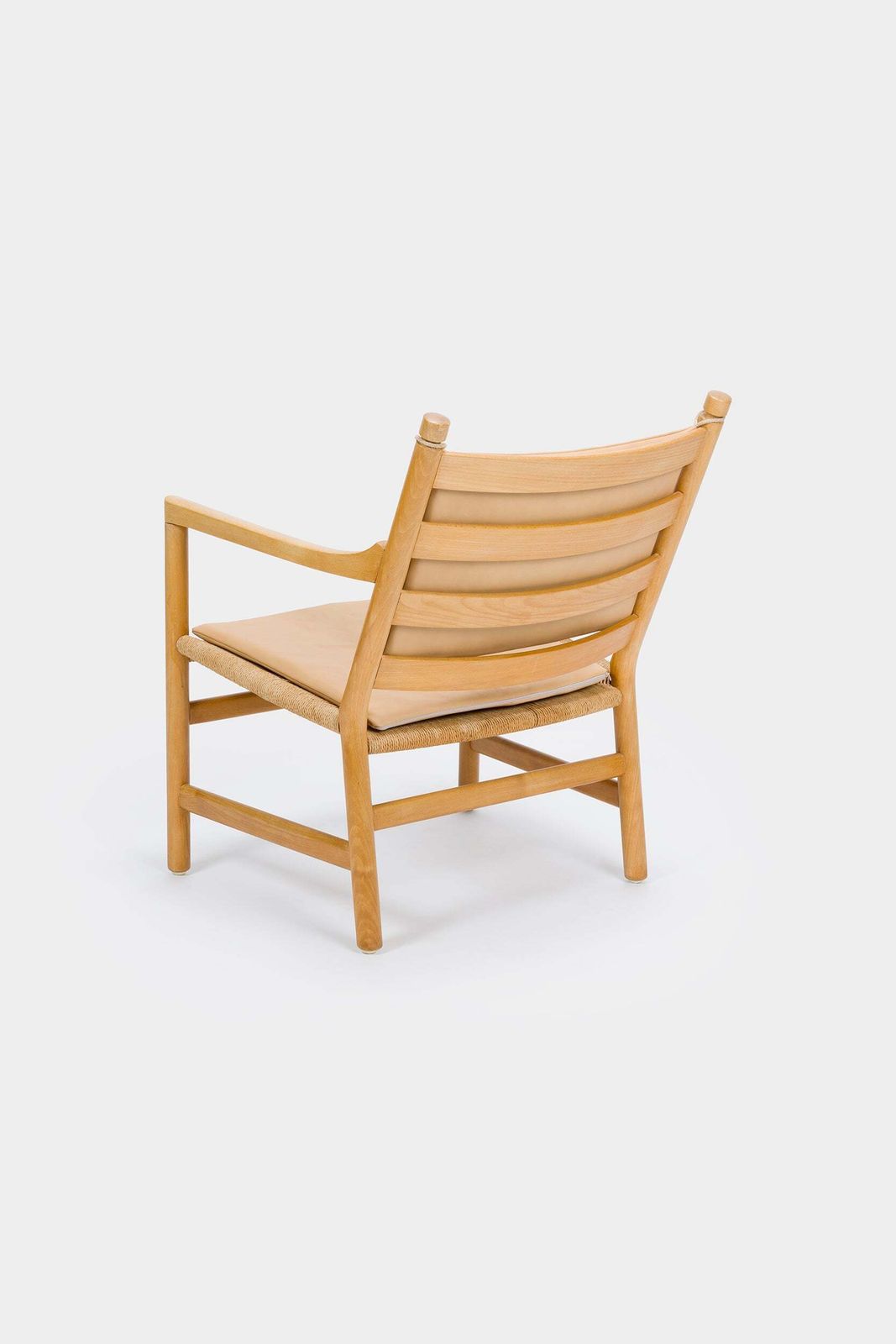 Pair Of Hans J. Wegner, Carl Hansen & Son, Ch44 Easy Chair, Denmark, 60s photo furniture