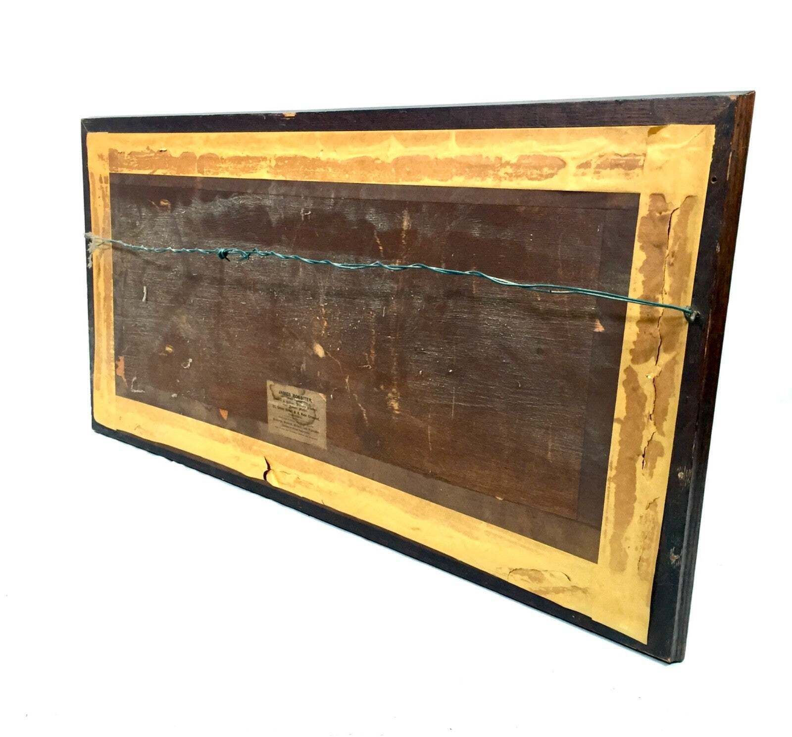 photo furniture Antique Cambridge Trinity College Presentation Picture / Framed James Rossiter