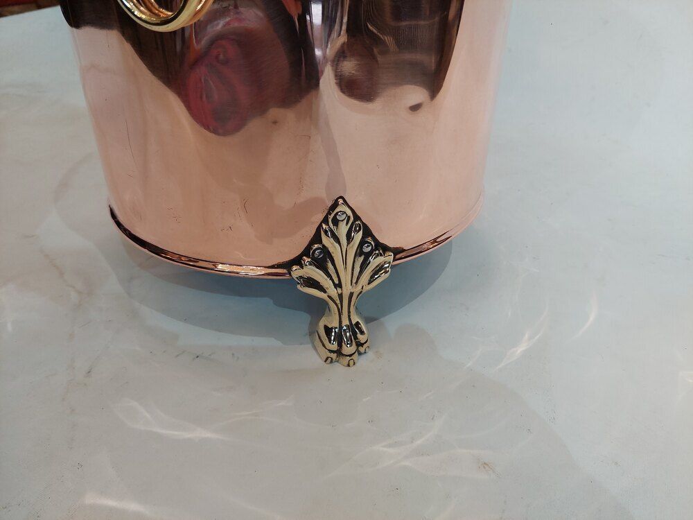 Victorian Copper And Brass Coal Bucket photo Home Fixtures