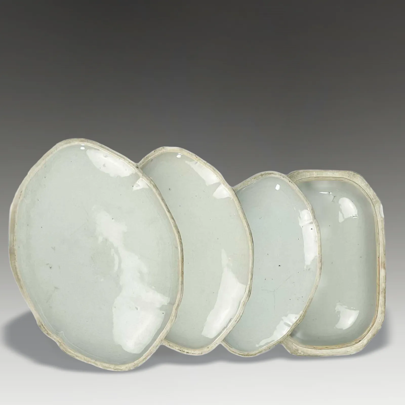 Chinese Qianlong 18thc Tureen Lids 4  Large Lids 27cm Superb Wall Decoration photo furniture