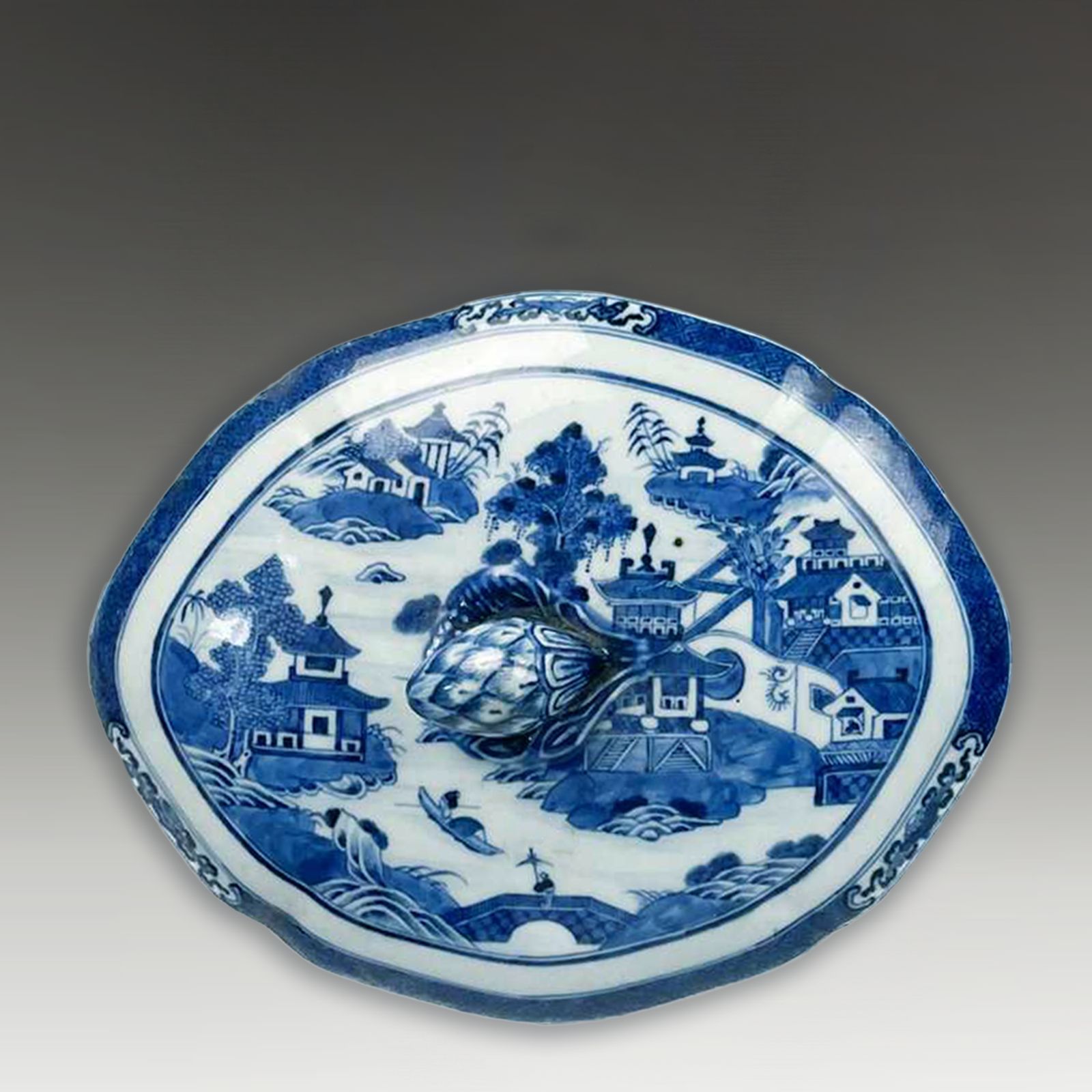 Chinese Qianlong 18thc Tureen Lids 4  Large Lids 27cm Superb Wall Decoration photo buy