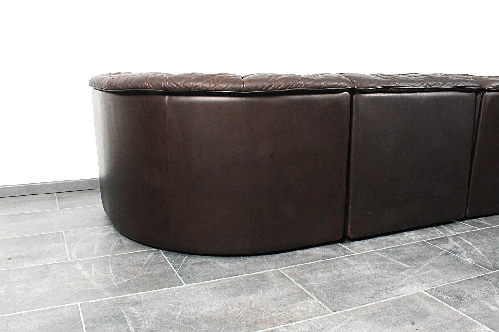 photo buy Beautiful De Sede Ds 11 Threeseater In Chocolate Brown Leather