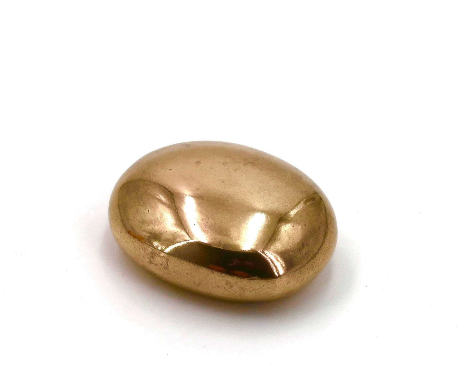 French Bronze Bottle Opener Pebble Sculpture By Monique Gerber, 1970s / Paperweight, Art, Constantin Brancusi Style photo furniture