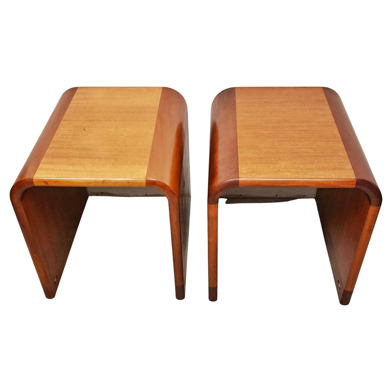 1 Of 2 Mid Century Modern Side Tables Or Nighstands By Magnus Olesen, 1960s