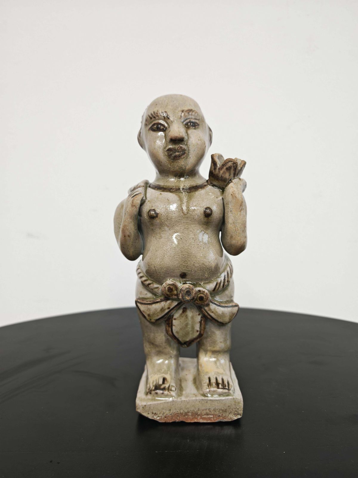 Chinese Unusual Song Dynasty Style Cizhou Pottery Figure, 18th Century photo furniture