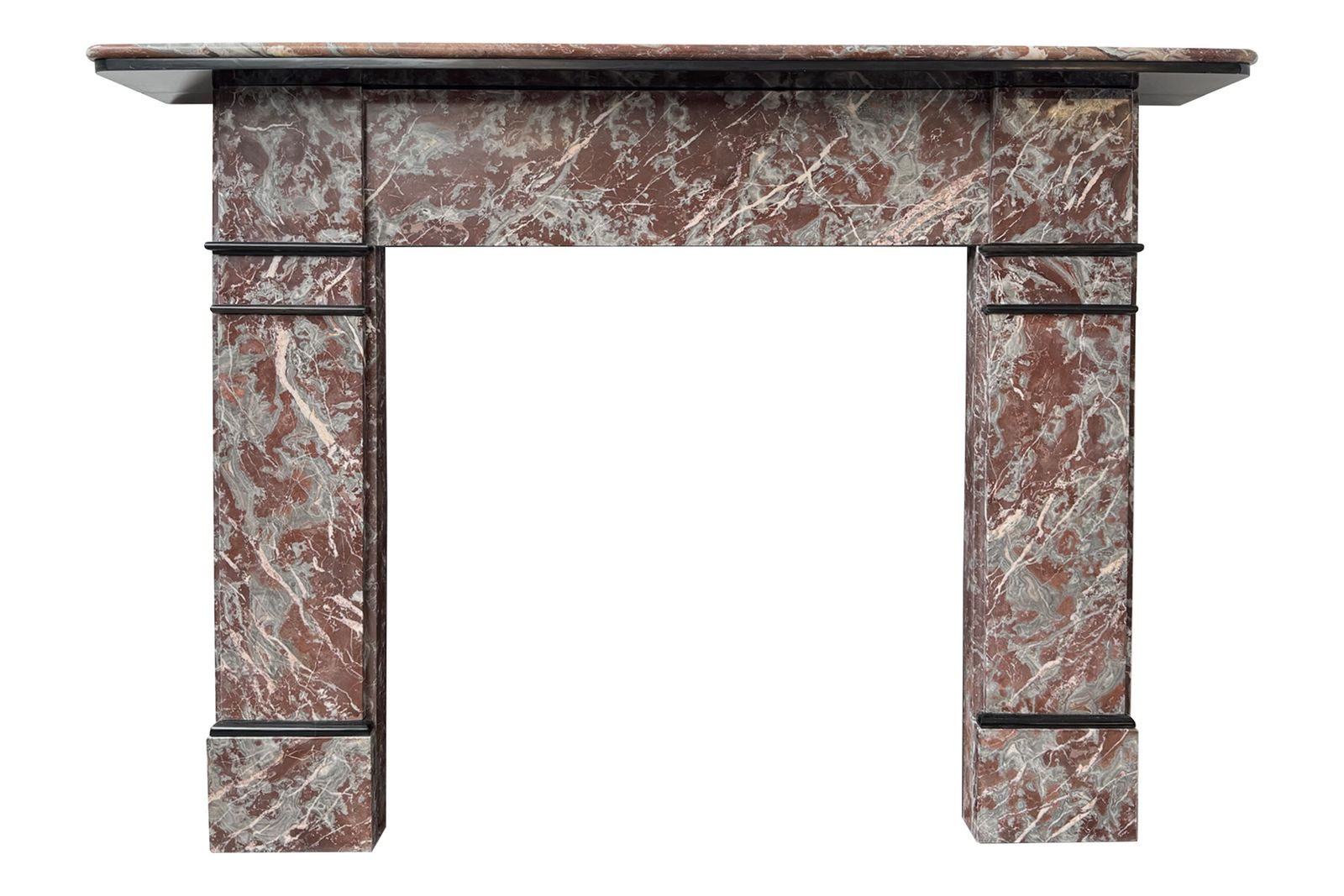 2250.0 Antique Victorian Fireplace Surround In Rouge Royal Marble photo