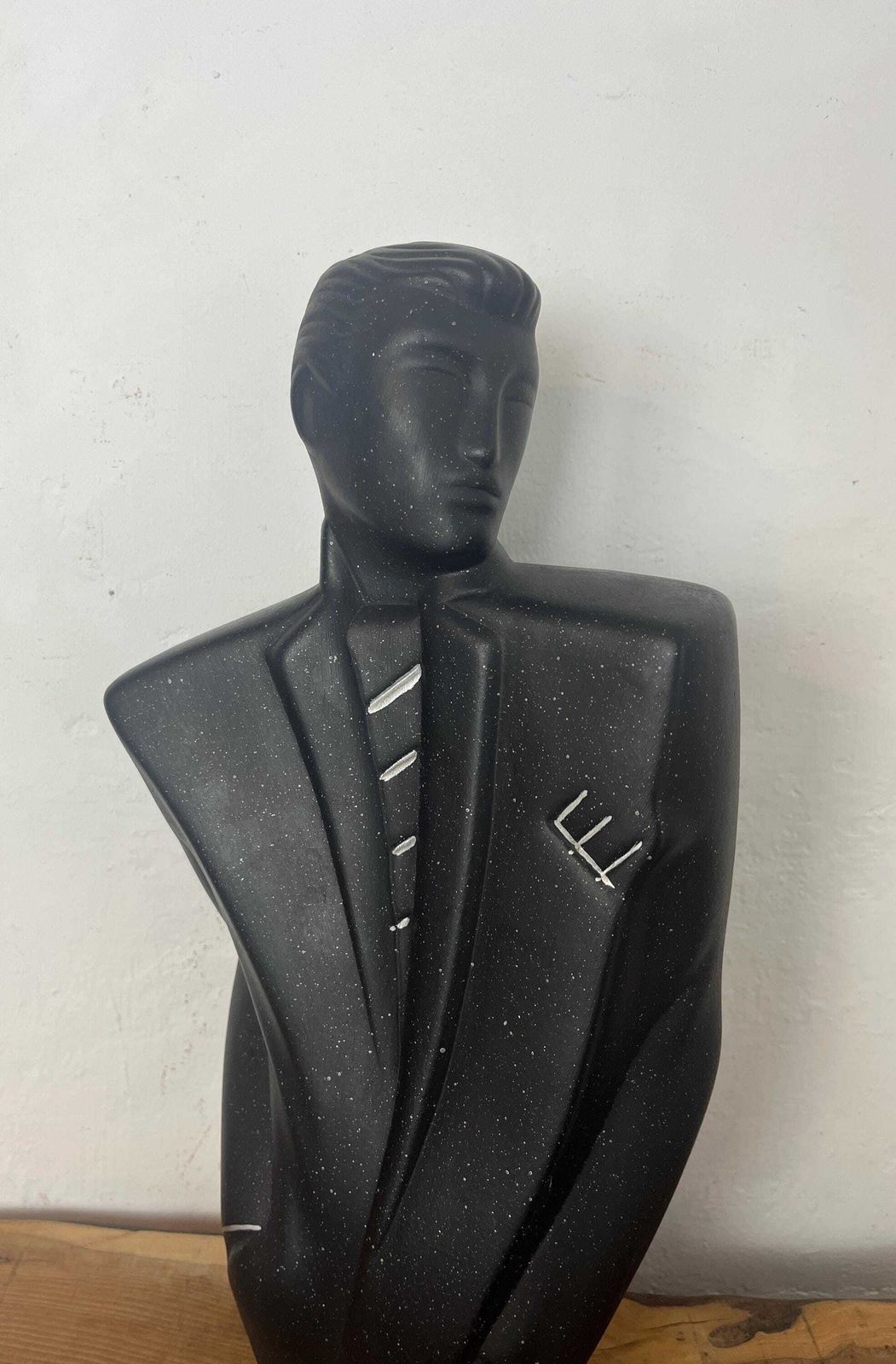 photo furniture Vintage Retro Gentleman Postmodern Figure, Art Deco, Memphis Style Sculpture, Lindsey B Balkwill Style, London Designer