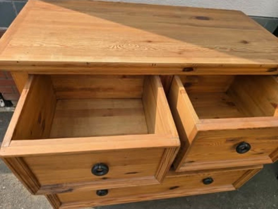 Collectable Antique Pine Chest Of Drawers photo Home Decor