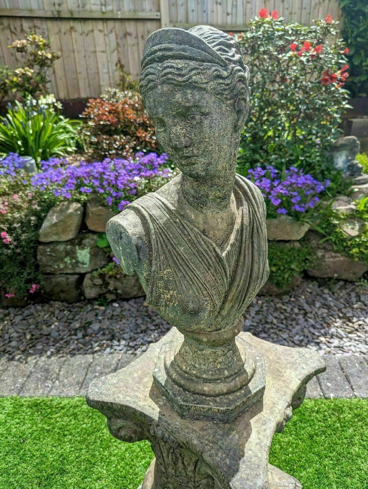 Aphrodite Vintage Garden Ornemant Goddess Love! English Stone 0042. photo 245.0