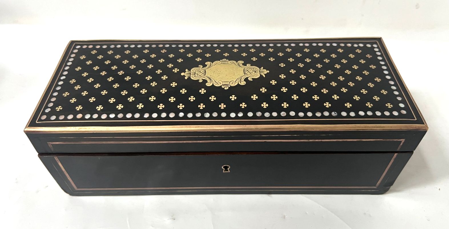 Glove Box In Marquetry To Queen Napoleon III