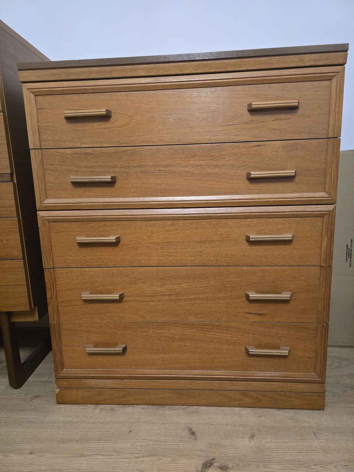 Mid Century G Plan Like Teak Chest Of Drawers