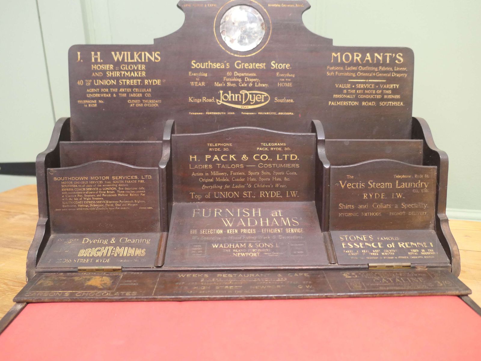 A Charming Victorian Postcard Or Stationary Stand, South Coast photo vinterior