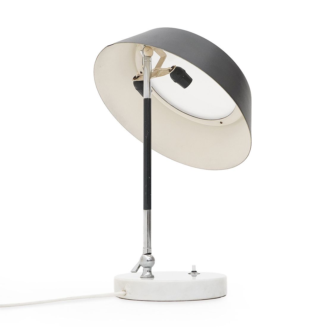 Table Lamp By Stilux With Marble Base, 1950s photo vinterior