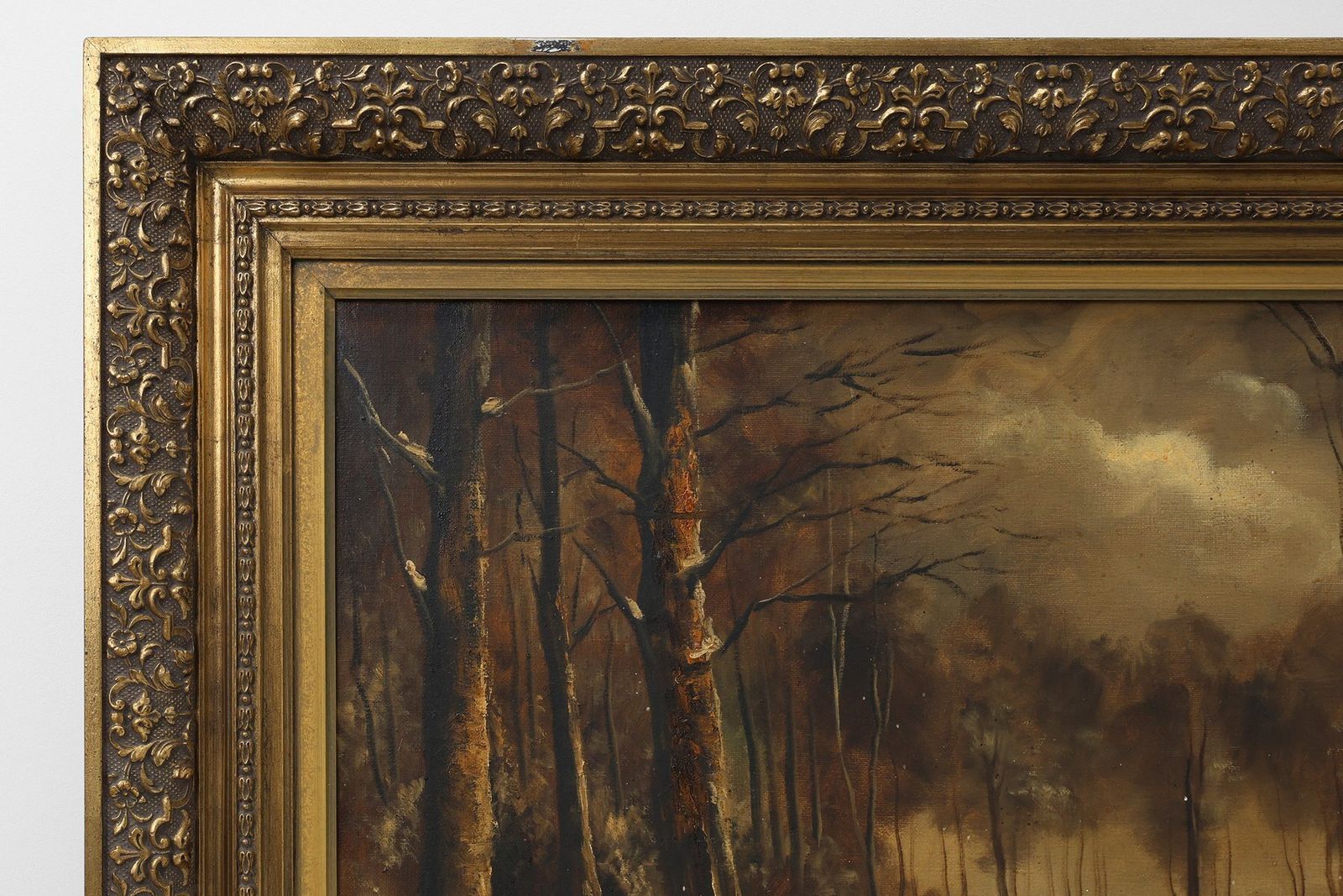 Henri Wouters, Hover En Flandre, 1920s, Oil On Canvas, Framed photo Art