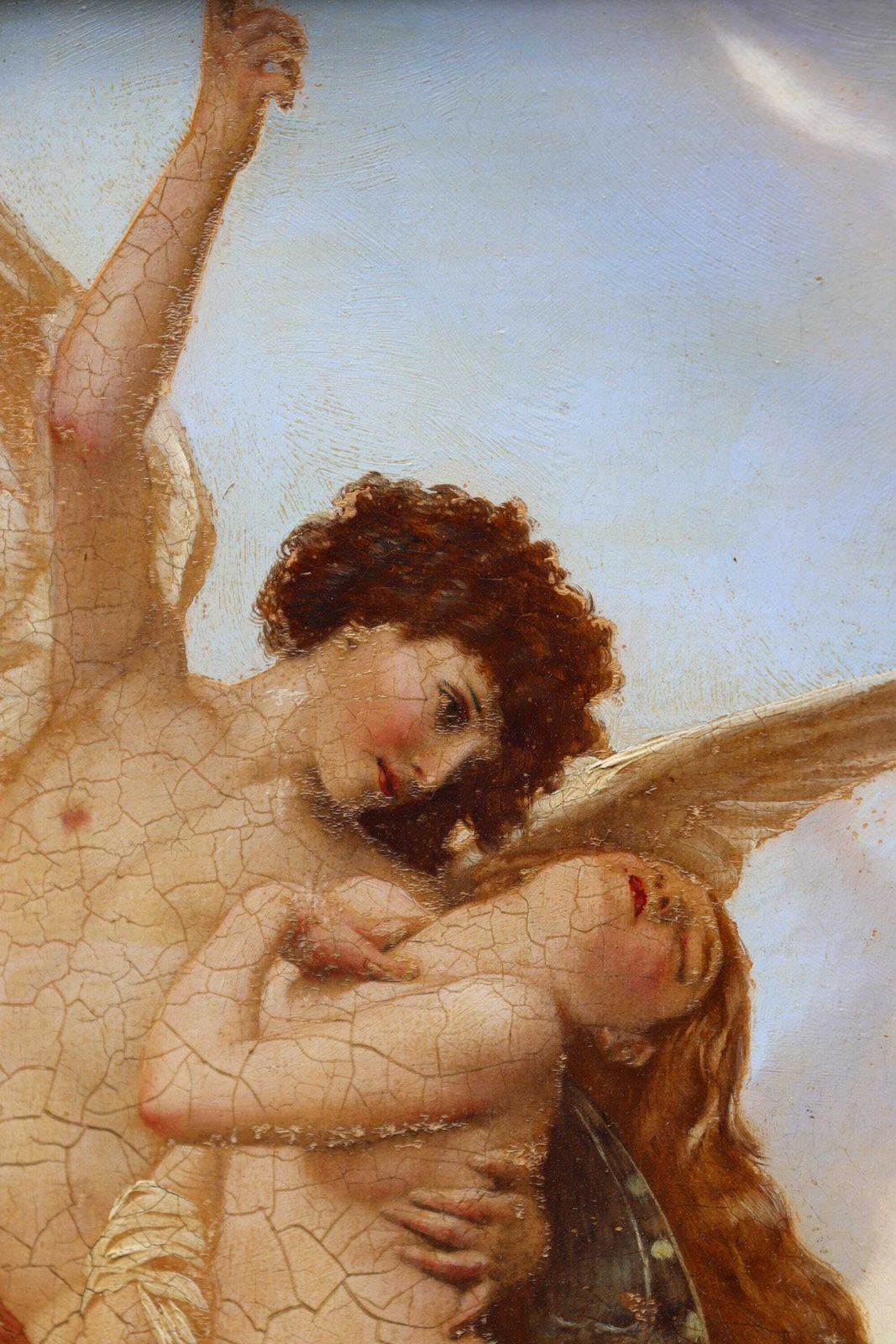 Romantic Oil Painting " The Abduction Of Psyche "  (St.251) photo vinterior