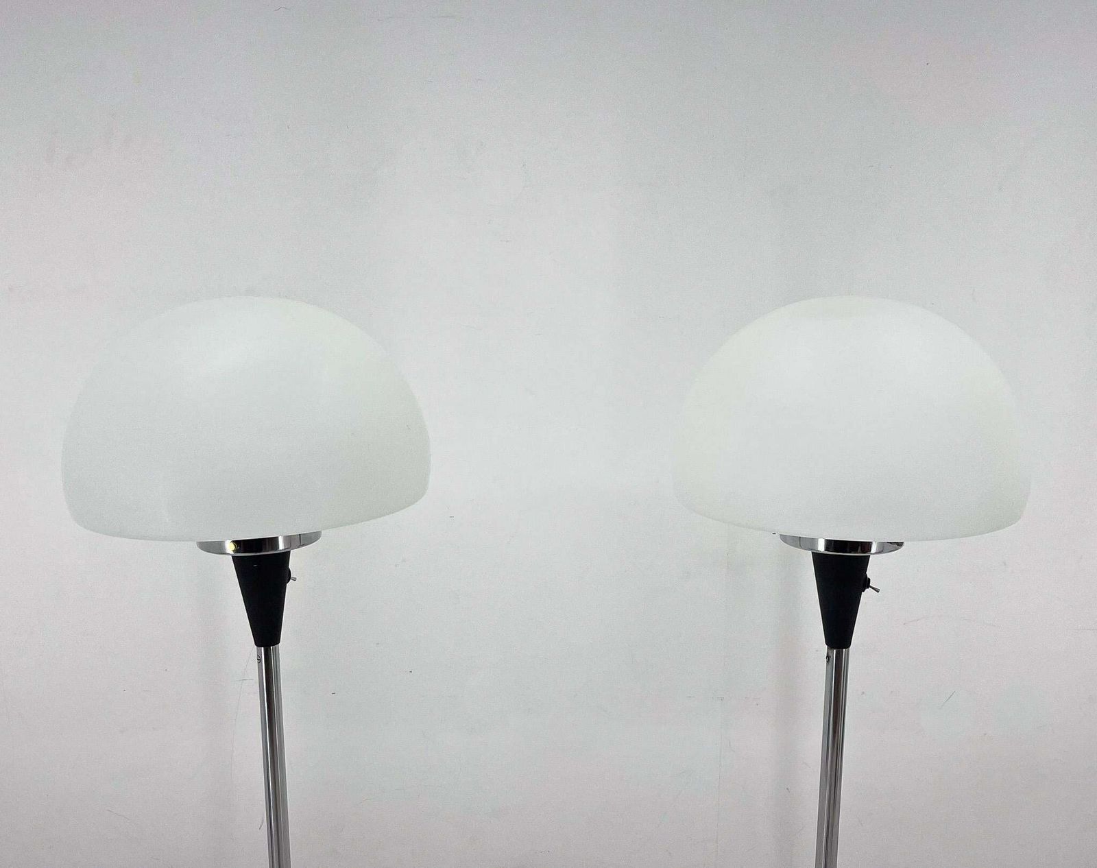 Pair Of Two Floor Lamps By Jaroslav Bejvl For Lidokov, 1960s photo Lighting