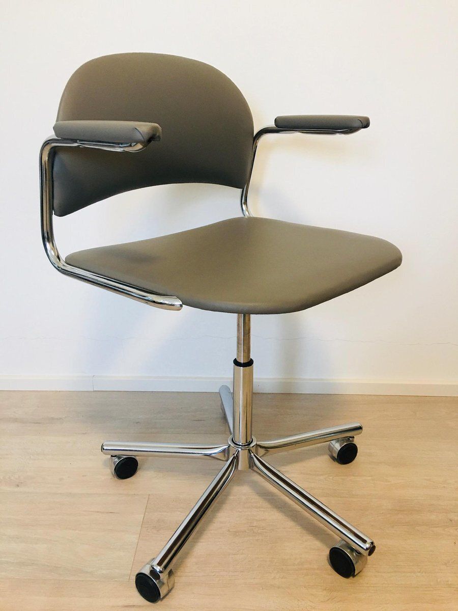 Light Grey Office Chair From Kovona, 1970s photo for sale