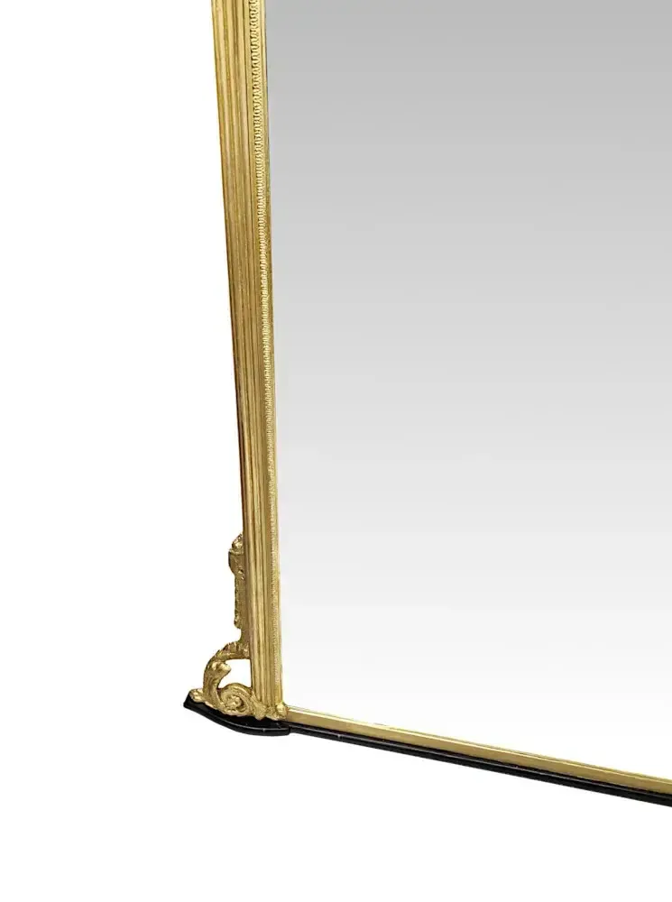 A Fabulous Large 19th Century Archtop Giltwood Overmantel Mirror photo 6992.7972