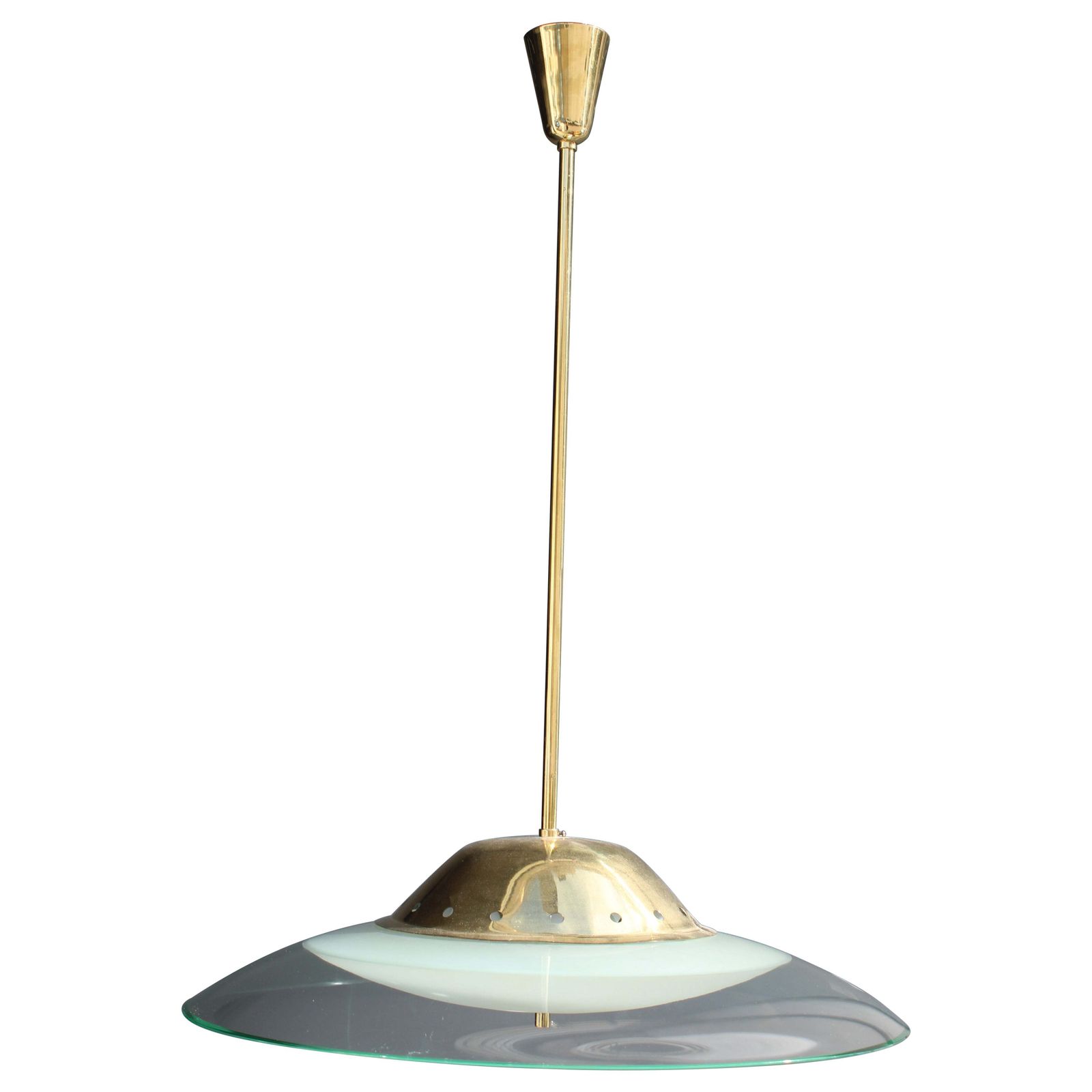 Flying Saucer Chandelier Ufo Fontana Arte Pietro Chiesa 1950
