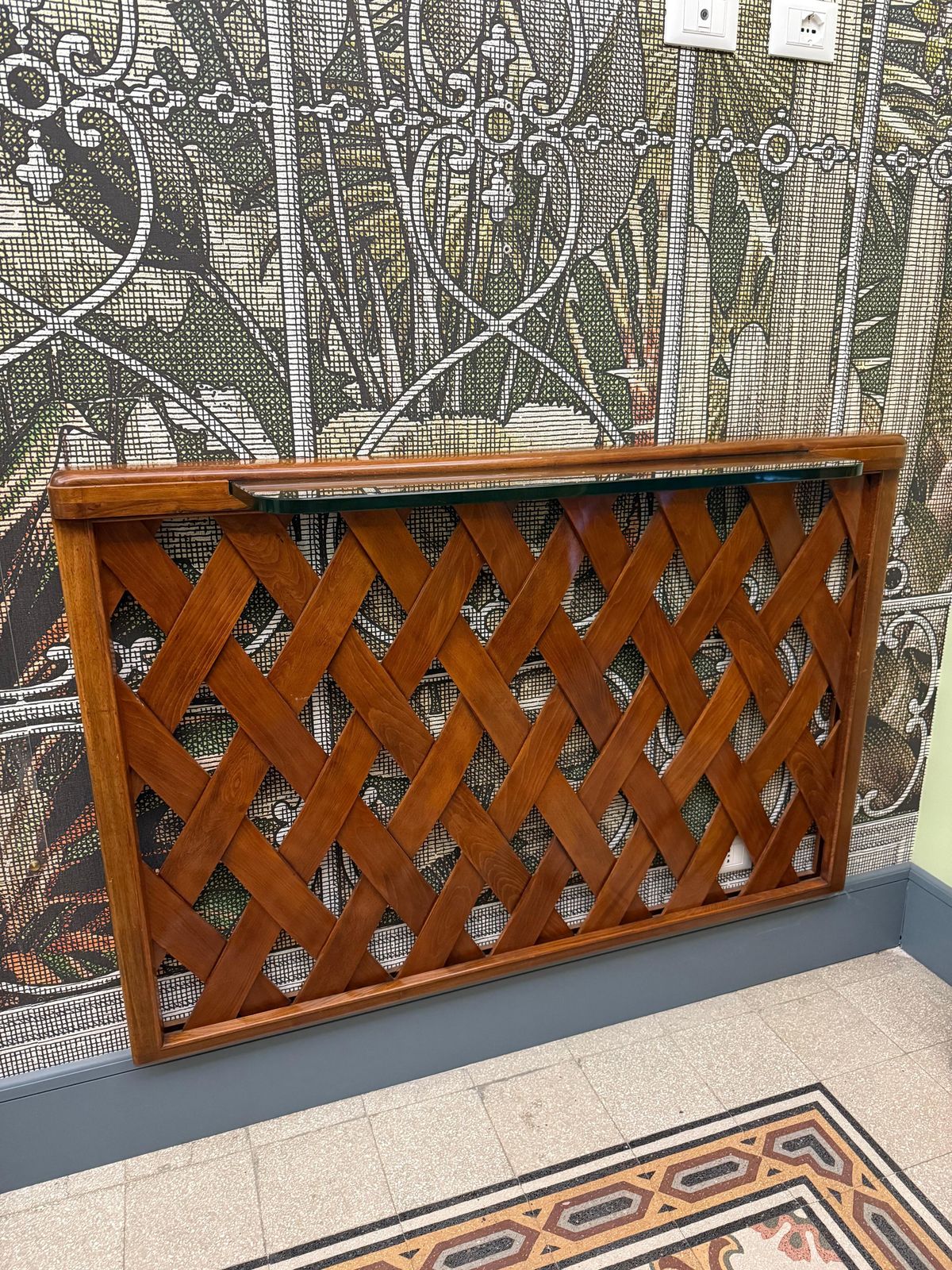 Rectangular Console In Walnut And Crystal Paolo Buffa Mid Century Design photo furniture