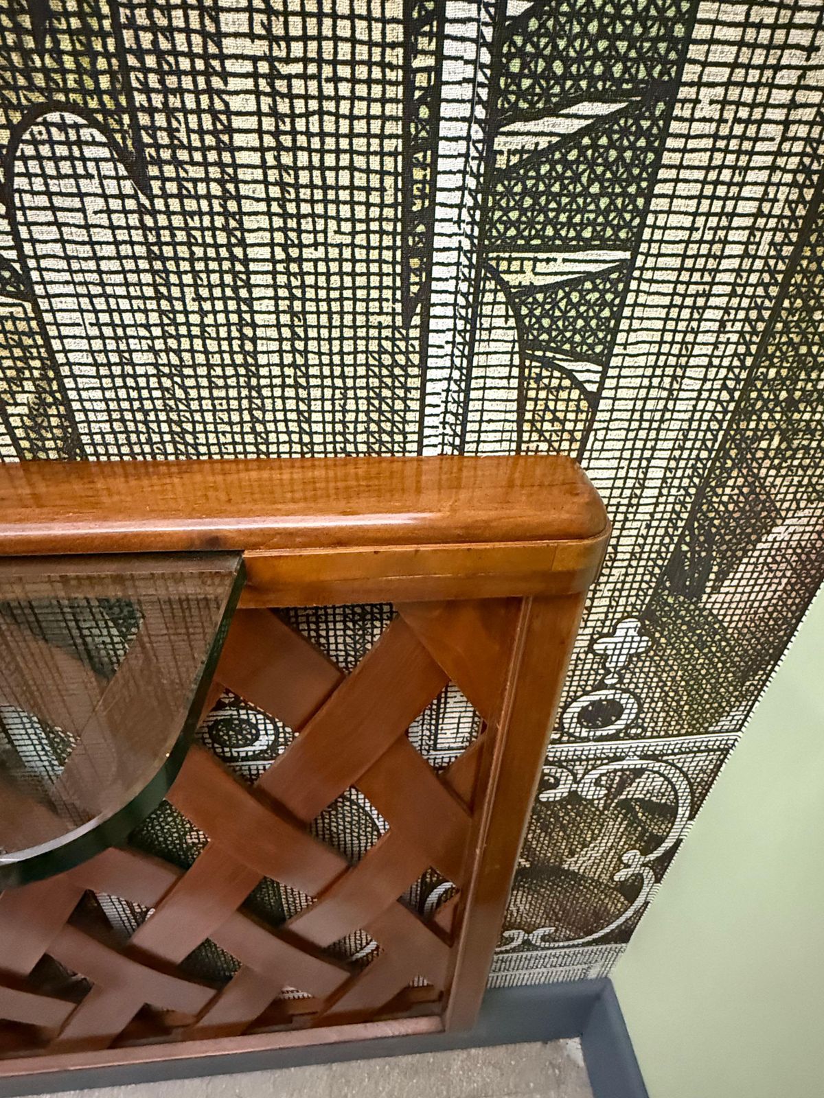 Rectangular Console In Walnut And Crystal Paolo Buffa Mid Century Design photo buy